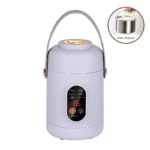 HOMEFISH Multifunctional Rice Cooker Portable Small Travel Electric Kettle Household Hot Pot with 110V US/220V EU Plug - Image 8