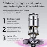 Super Hair Dryer Leafless Hair dryer Personal Hair Care Styling Negative Ion Tool Constant Anion Electric for Dyson Hair Dryers - Image 22