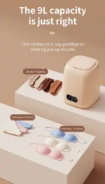Small Washing Machine for Underwear Children's Clothes mini Washer fully automatic Portable Washing Machine with Spin Dryer 220V - Image 20