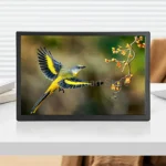 15.4 Inch Mini Car Television Player Portable Digital TV Monitor Movable LED Small Rechargeable for Domestic Outdoor USB HDMI