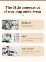 Small Washing Machine for Underwear Children's Clothes mini Washer fully automatic Portable Washing Machine with Spin Dryer 220V - Image 9