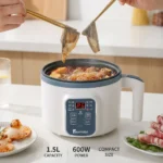 1.7L Electric Rice Cooker Single Double Layer 220V Non-Stick Smart Mechanical Multi-Cooker for Home Use Steamed Rice Pot - Image 4