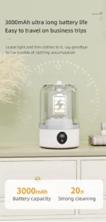 Mini Washing Machine Household Electric Washing Cup Underwear Socks Small Wireless Charging Washing Machine - Image 21