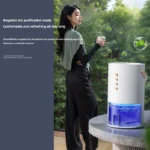 1000ml Dehumidifier Air Dryer for Home Office Negative ions Eliminate Damp Mold and Moisture Portable Air Dehumidifier EU US - Image 16