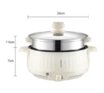 220V Multi Cookers Single/Double Layer Electric Pot 1-2 People Household Non-stick Pan Hot Pot Rice Cooker Cooking Appliances - Image 17