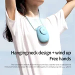 Handheld Summer Portable Fan Rechargeable Personal Fan 3 Speeds Handheld Fan Quiet And Small Fan For Home Camping Outdoor Travel - Image 6
