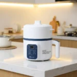 1.7L Electric Rice Cooker Single Double Layer 220V Non-Stick Smart Mechanical Multi-Cooker for Home Use Steamed Rice Pot - Image 3