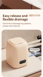 Small Washing Machine for Underwear Children's Clothes mini Washer fully automatic Portable Washing Machine with Spin Dryer 220V - Image 12