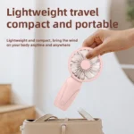 Portable Handheld Small Fan ABS Lightweight Cute Appearance USB Rechargeable Mini Fan for On Go Cooling Portable Mini Pocket Fan - Image 5