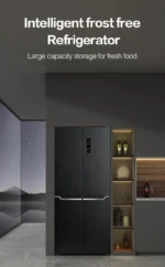 Large-capacity side-by-side home refrigerator with air-cooled frost-free technology and inverter-driven quiet operation - Image 12