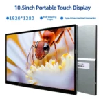 10.5 Inch 2k Portable Touch Screen TV Monitor Mobile for Movie Home Party Office Business Lightweight High-definition Saturation - Image 8