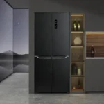 Large-capacity side-by-side home refrigerator with air-cooled frost-free technology and inverter-driven quiet operation