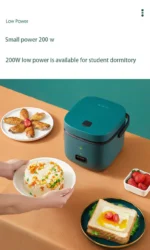 Mini Rice Cooker Automatic Household Kitchen Electric Cooking machine 1-2 People Food Warmer Steamer 1.2L Small Rice Cooker - Image 29
