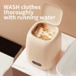 Small Washing Machine for Underwear Children's Clothes mini Washer fully automatic Portable Washing Machine with Spin Dryer 220V - Image 3