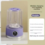 New Wireless Washing Machine Portable Travel Underwear And Socks Laundry Bucket,  Charging Mini Clothes Washing Cup 2-speed Time - Image 9