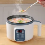 1.7L Electric Rice Cooker Single Double Layer 220V Non-Stick Smart Mechanical Multi-Cooker for Home Use Steamed Rice Pot