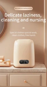 Small Washing Machine for Underwear Children's Clothes mini Washer fully automatic Portable Washing Machine with Spin Dryer 220V - Image 7