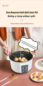 220V Household Multi Cookers 3.5L Electric Cooker Non-stick Cooking pot Hot Pot Smart Rice cooker Cooking Appliances - Image 11