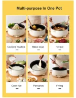 220V Multi Cookers Single/Double Layer Electric Pot 1-2 People Household Non-stick Pan Hot Pot Rice Cooker Cooking Appliances - Image 8