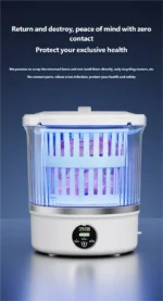 HOMEFISH Dehydrated Underwear Washing Machine Fully Automatic Dormitory Mini Mini Sock and Underwear Washing Machine - Image 9