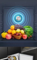 Large-capacity side-by-side home refrigerator with air-cooled frost-free technology and inverter-driven quiet operation - Image 8