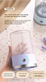 New Wireless Washing Machine Portable Travel Underwear And Socks Laundry Bucket,  Charging Mini Clothes Washing Cup 2-speed Time - Image 23