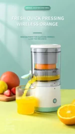Portable Electric Juicer USB Rechargeable Wireless Mini Fruit Blender Automatic Juice Squeezer for Home Travel Office - Image 8