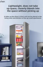 ZML  household double door three door large capacity refrigeration and freezing energy saving first-class energy efficiency - Image 3